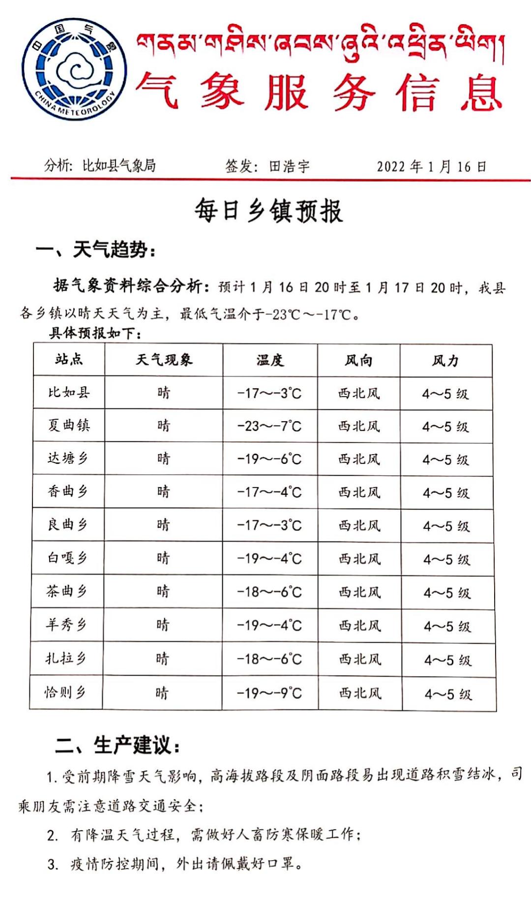 珠琳等七镇天气预报与黑支果最新气象更新